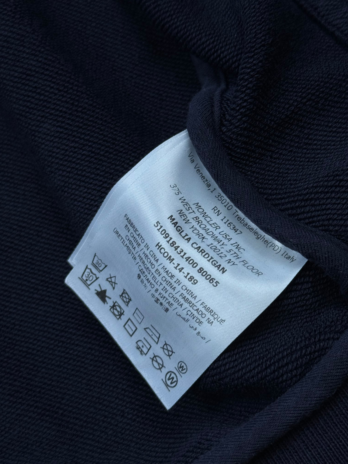 vintage Moncler sweatjacket {M}