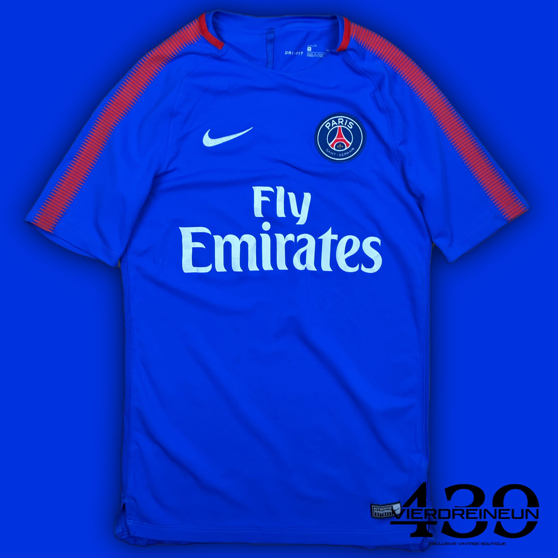 blue Nike PSG Paris Saint Germain trainingjersey {S}