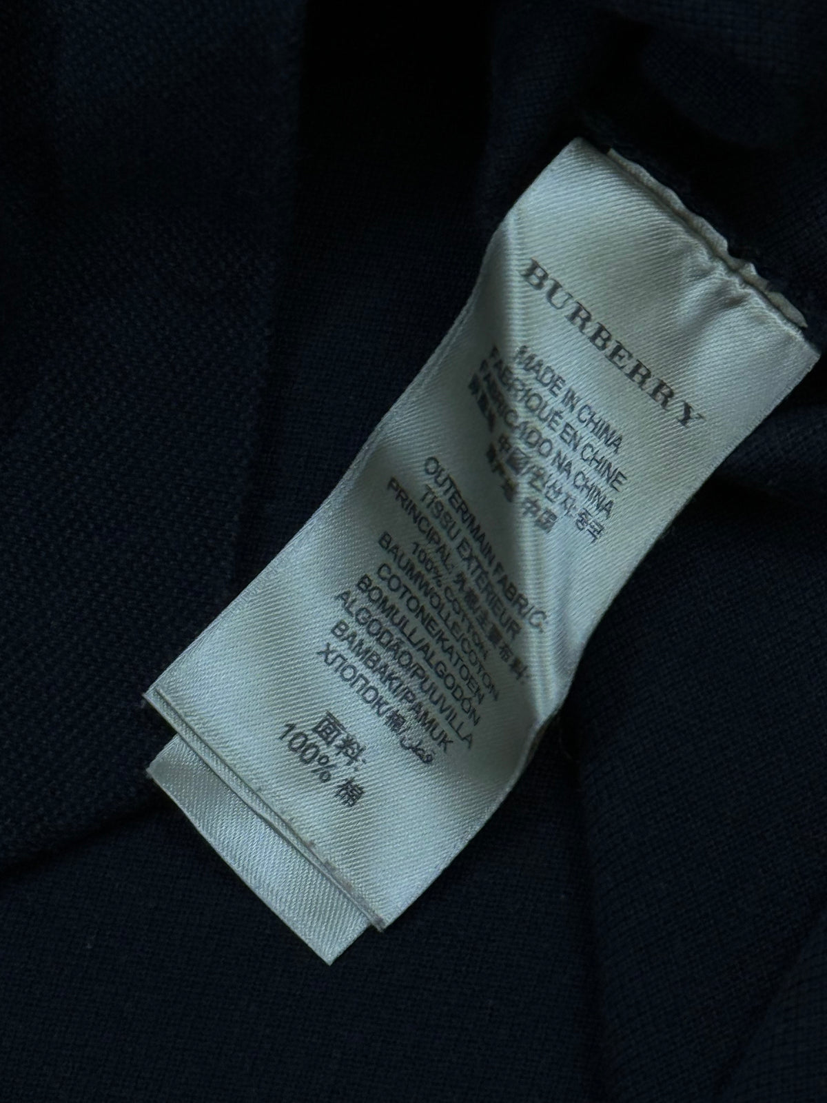 vintage Burberry polo