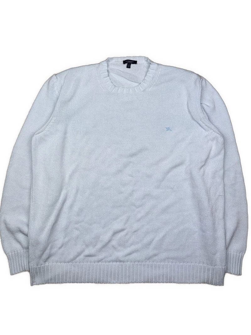 vintage babyblue Burberry knittedsweater