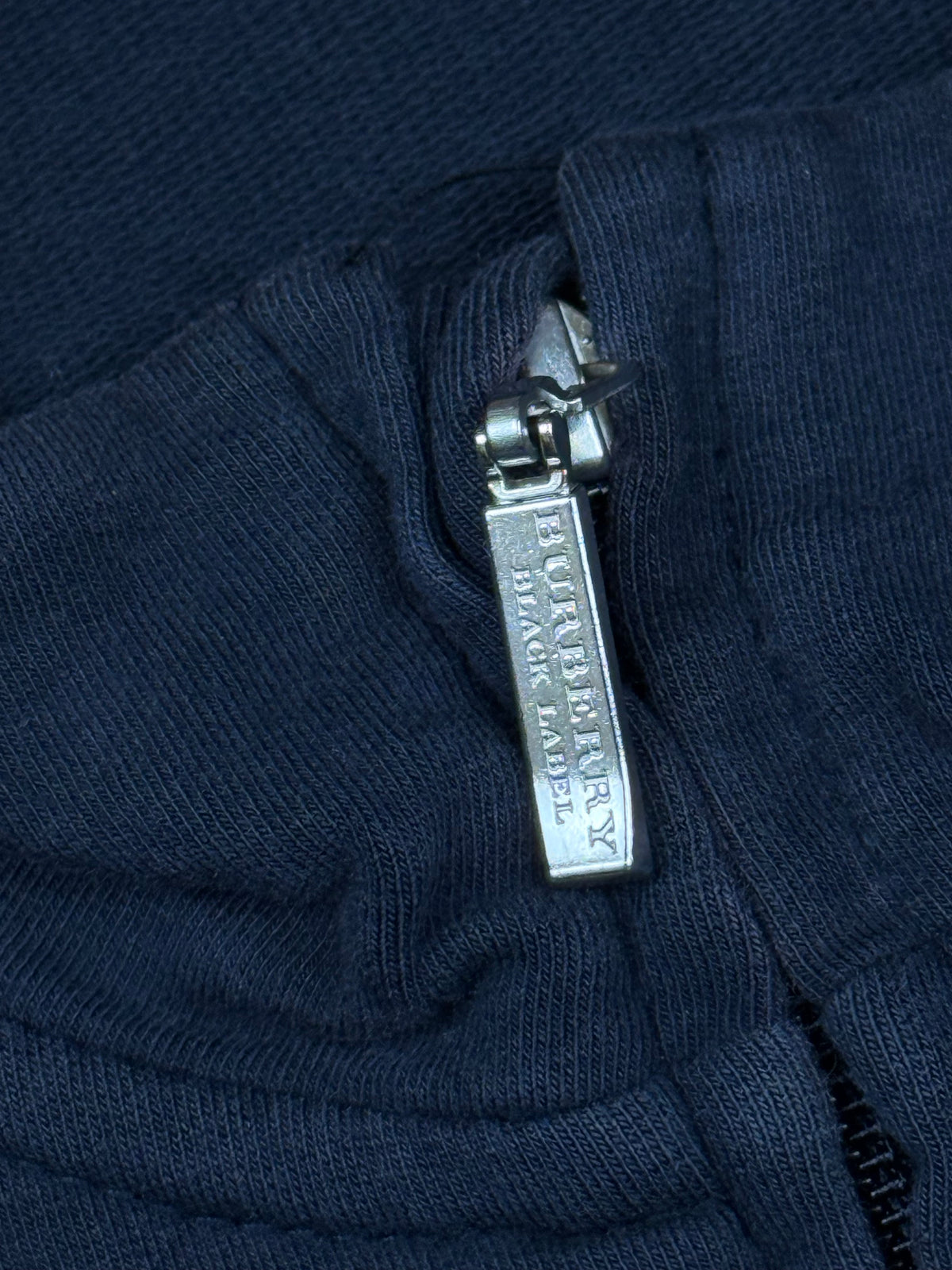 vintage navyblue Burberry Balck Label sweatjacket