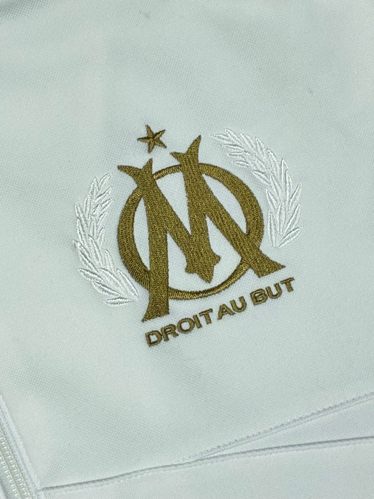 vintage Adidas Olympique Marseille trackjacket {L}