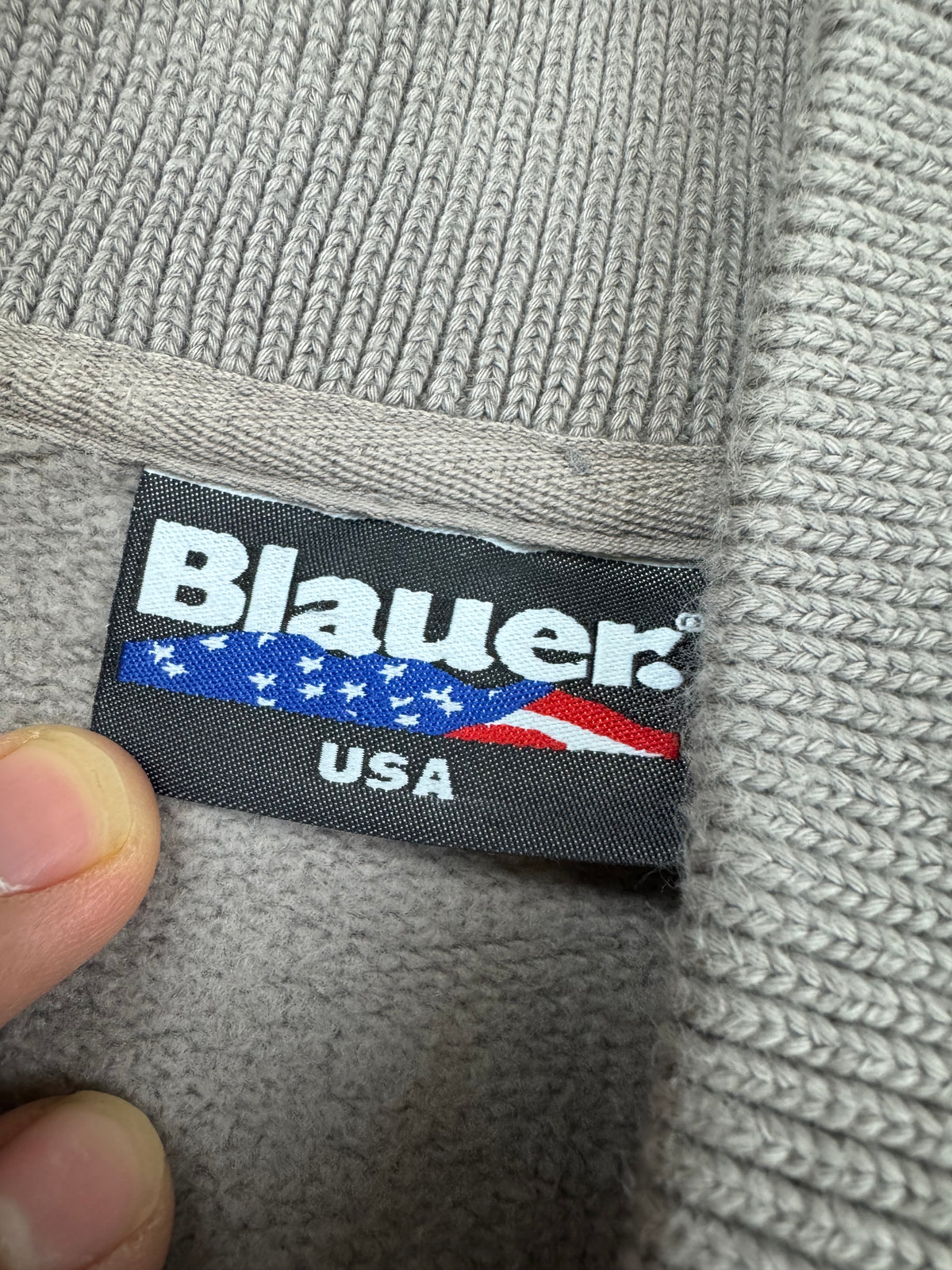 vintage Blauer sweatjacket {XL}