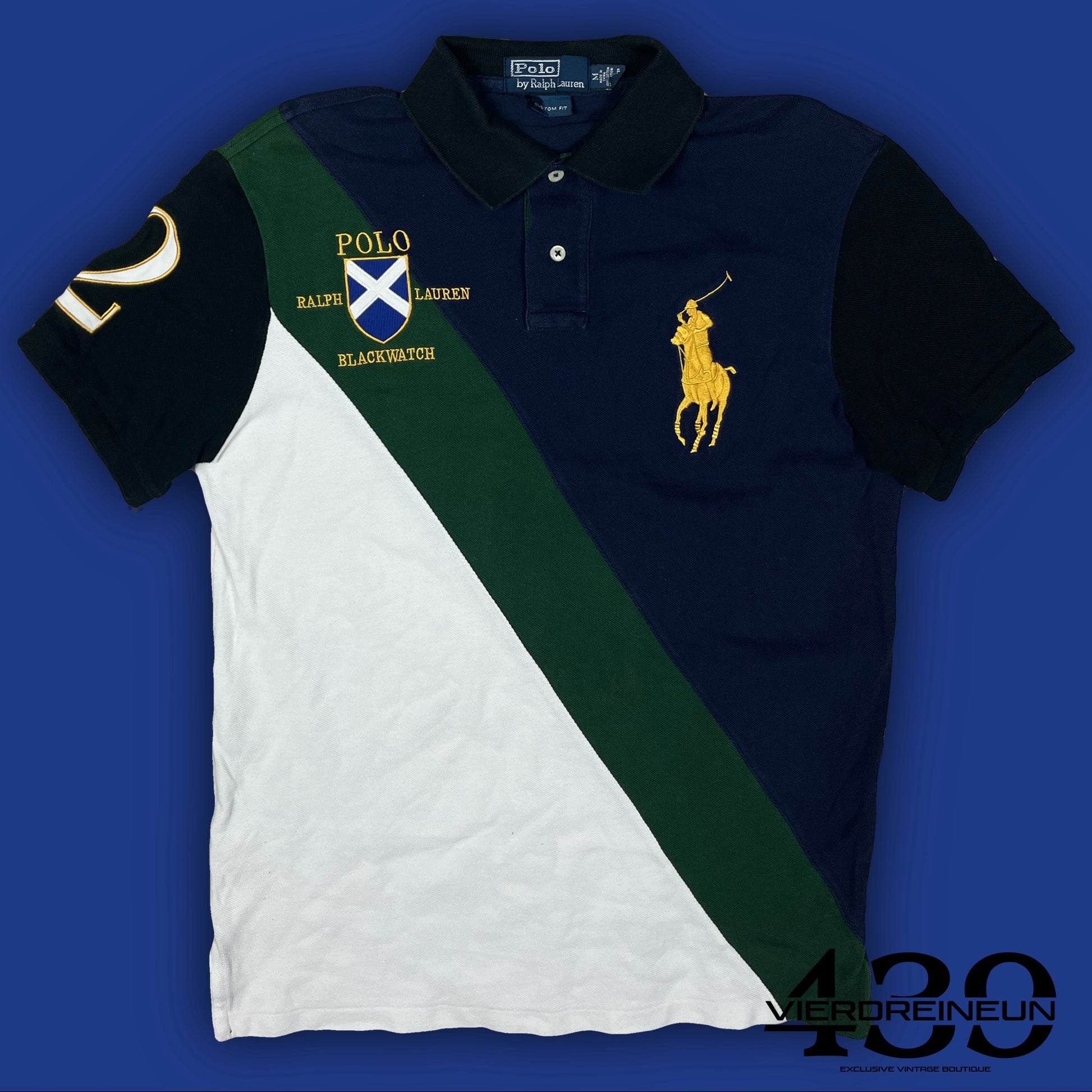 vintage Scotland Polo Ralph Lauren polo {M}