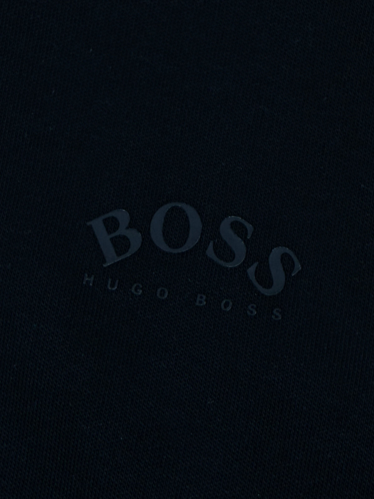 black Hugo Boss sweatjacket {M}
