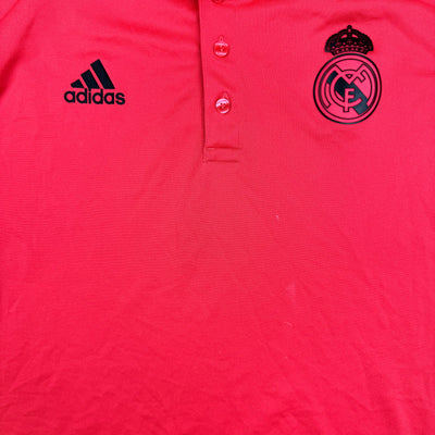red Adidas Real Madrid polo {XL}