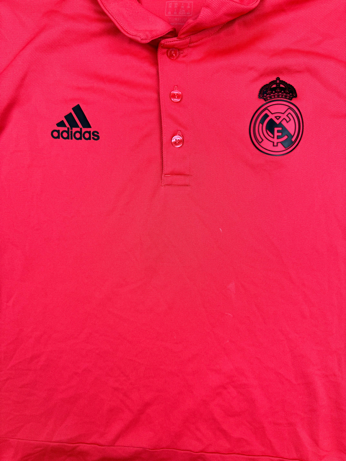 red Adidas Real Madrid polo {XL}