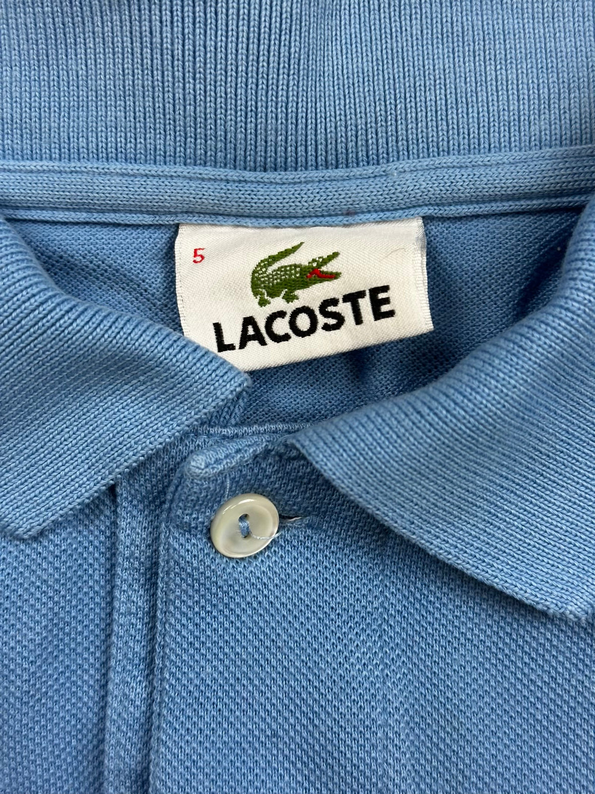 vintage babyblue Lacoste polo {M}