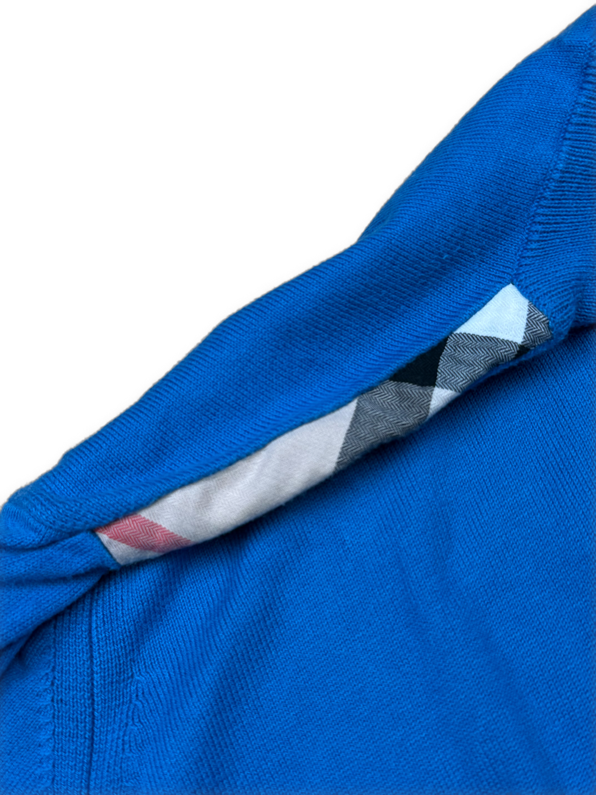 vintage Burberry quarterzip {S}