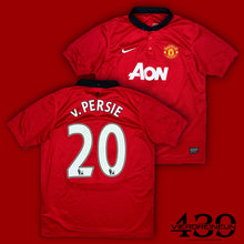 Charger l&#39;image dans la galerie, vintage Nike Manchester United v.PERSIE20 2013-2014 home jersey {S}
