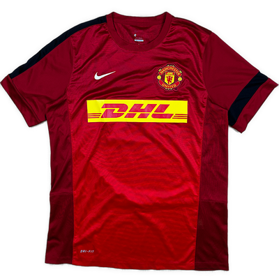 vintage Nike Manchester United trainingjersey {L}