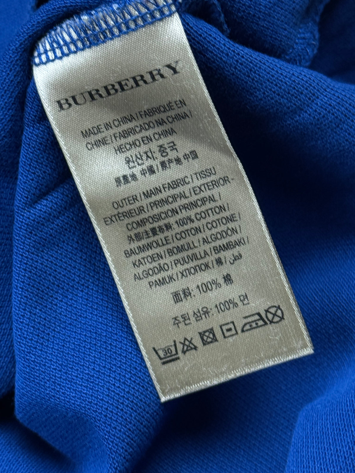 vintage Burberry polo