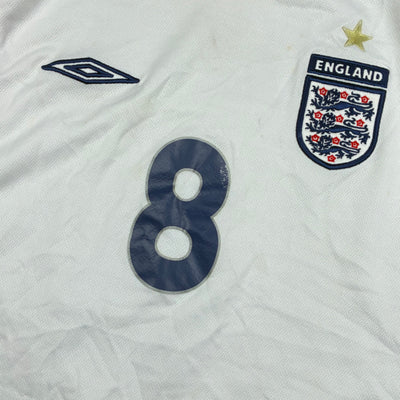vintage Umbro England LAMPARD8 home jersey {S}