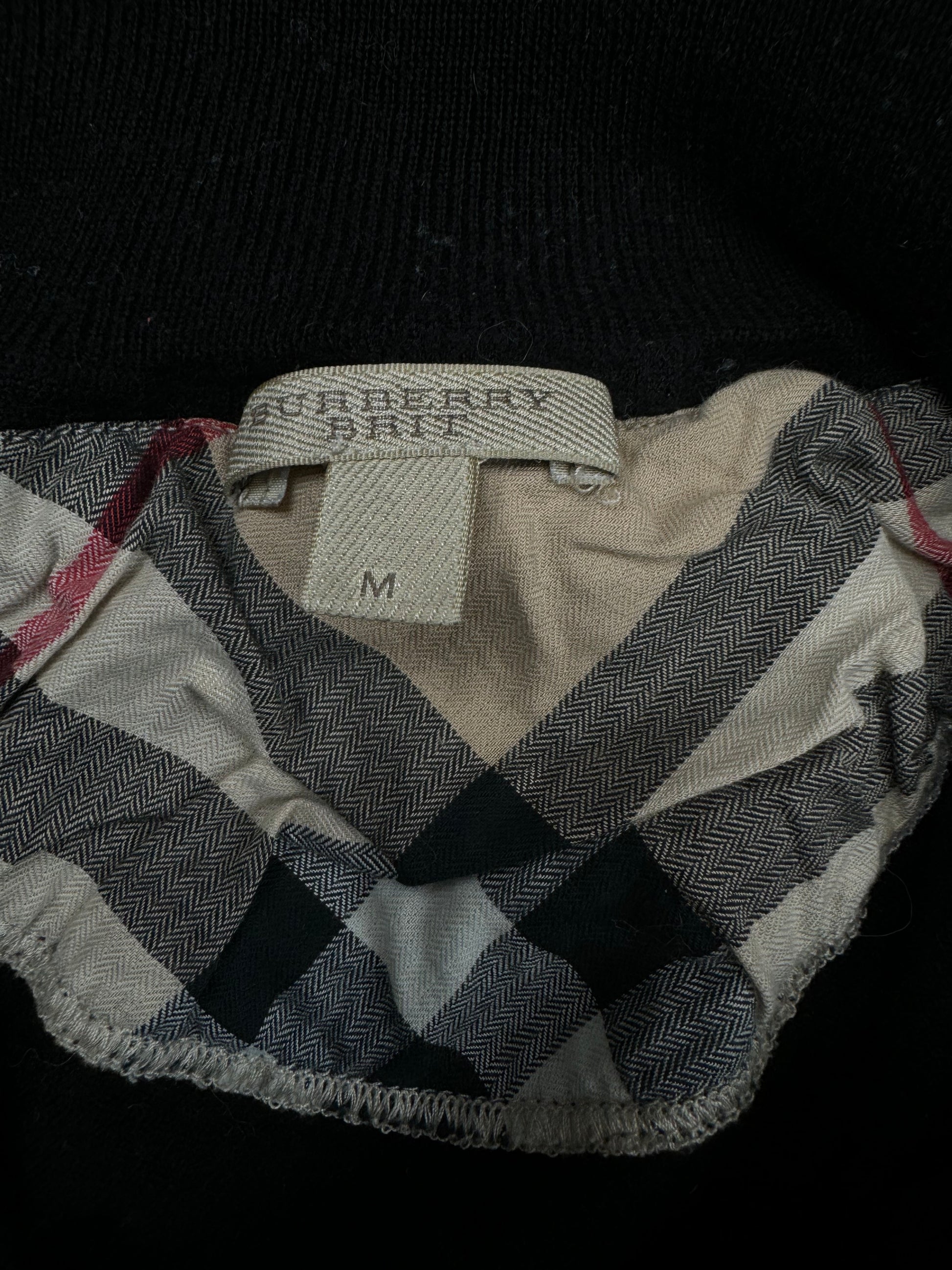 vintage Burberry quarter zip {XS}