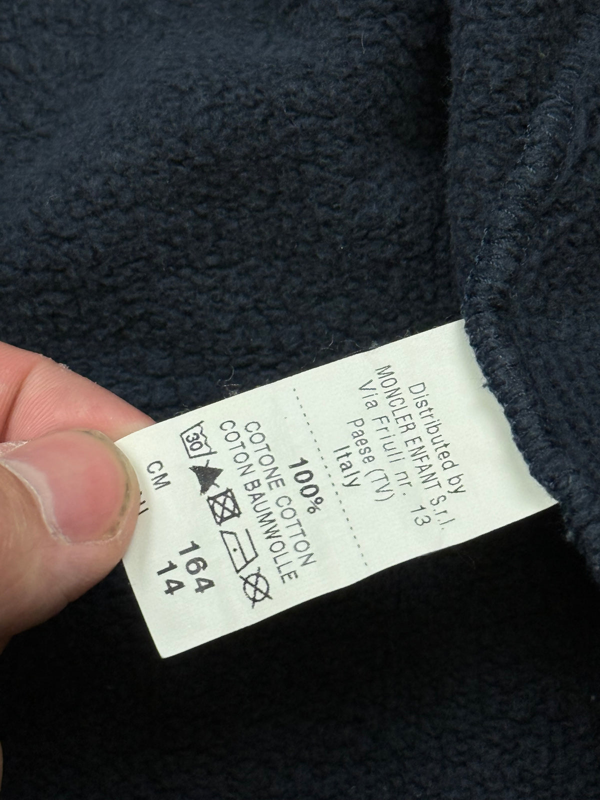 vintage Moncler sweatjacket {XS}