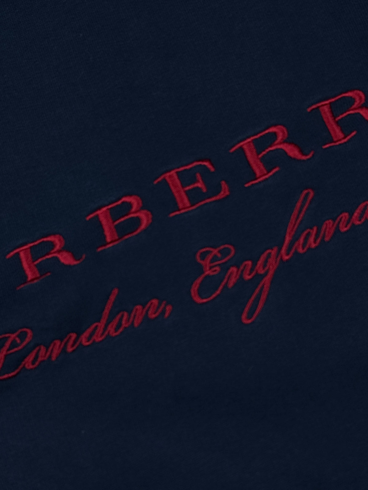 vintage navyblue Burberry sweater {XL}