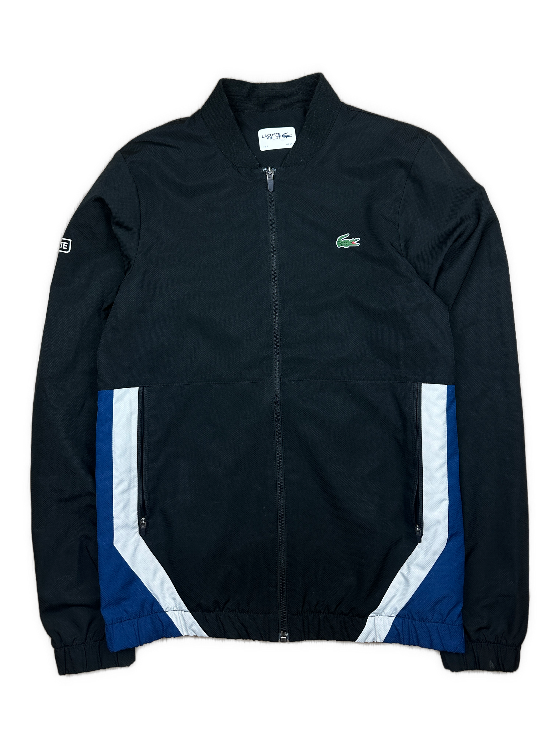 black Lacoste windbreaker {XS}