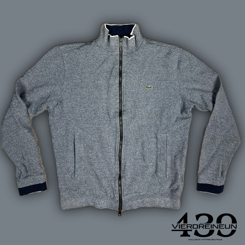 grey Lacoste sweatjacket {S}