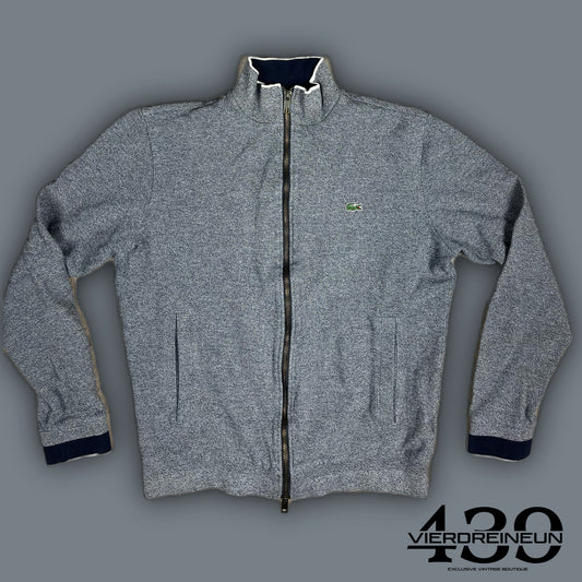 grey Lacoste sweatjacket {S}