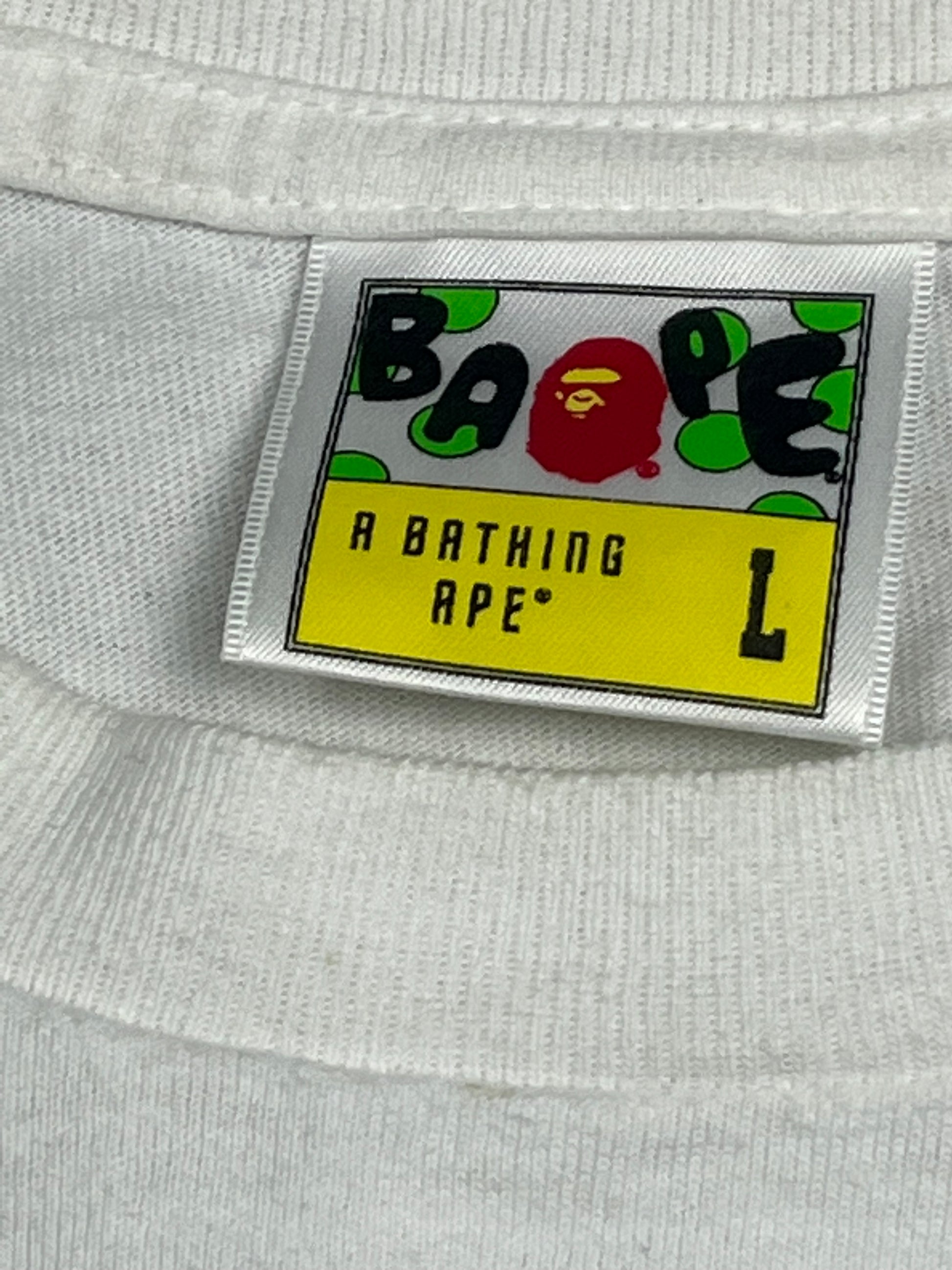 vintage BAPE a bathing ape t-shirt {L}