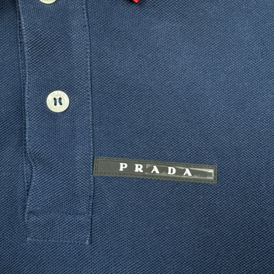 navyblue Prada polo {XS}