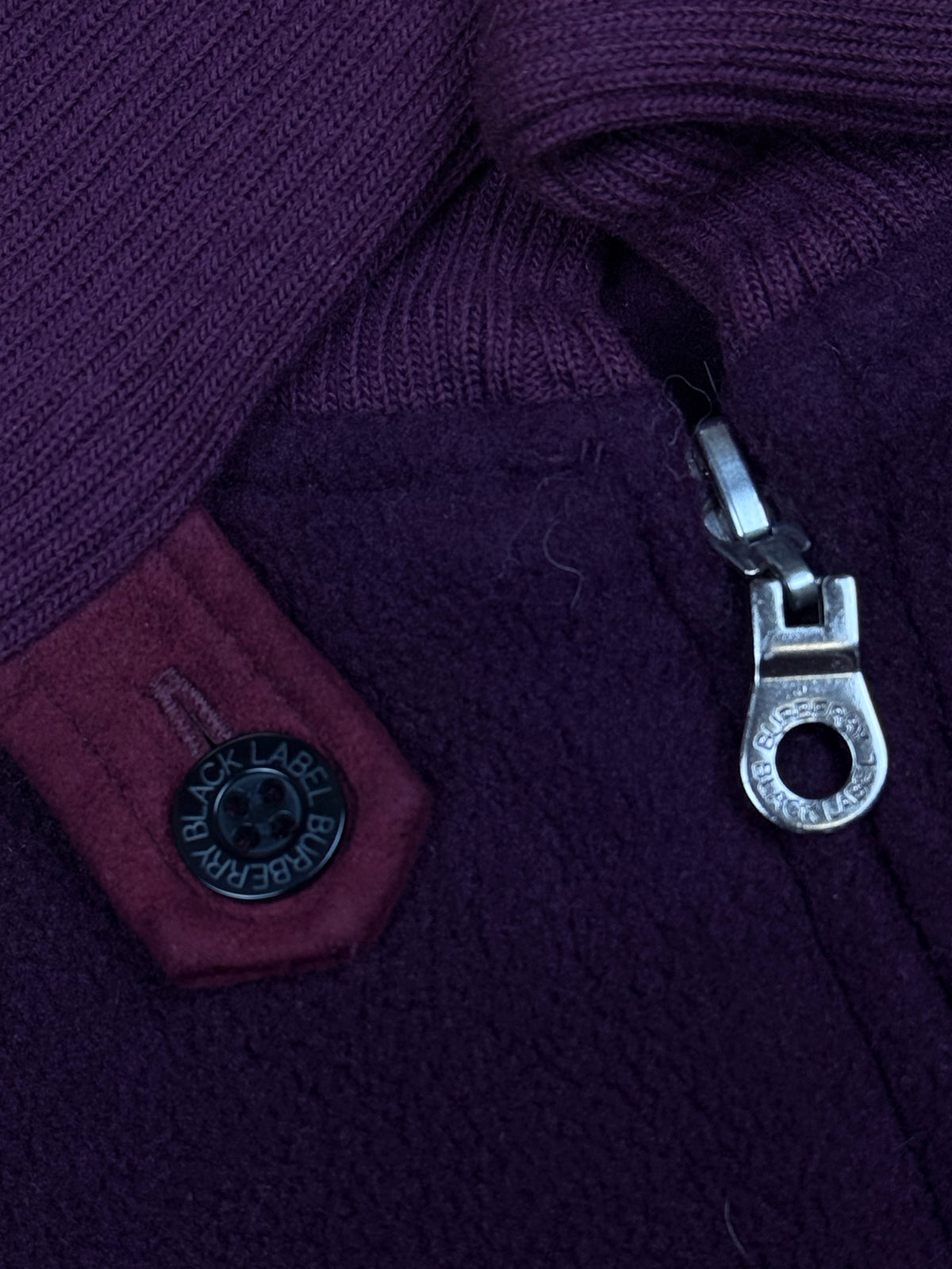 vintage Burberry fleecejacket {M}