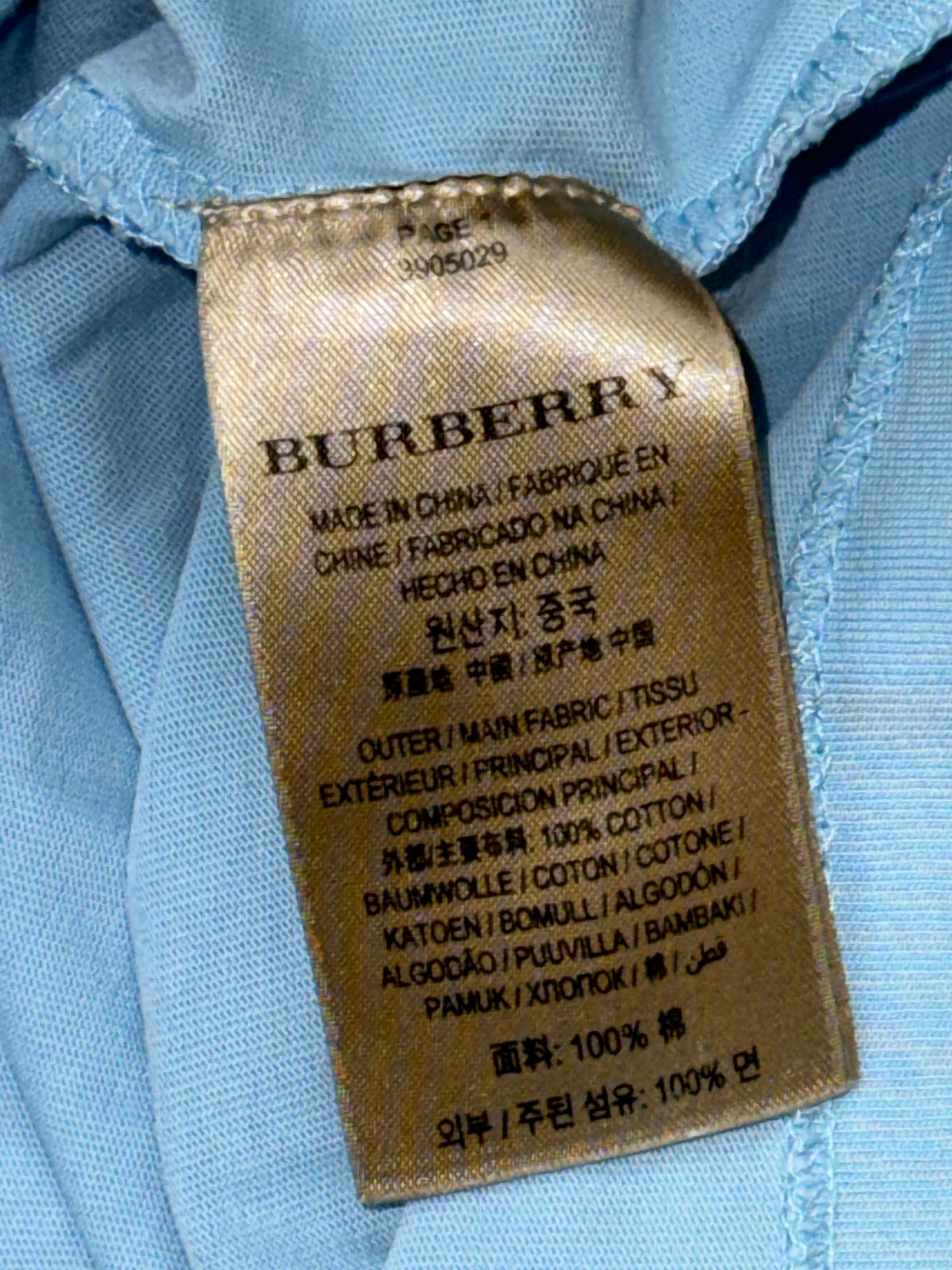 vintage Burberry t-shirt