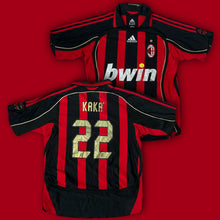 Cargar imagen en el visor de la galería, vintage Adidas Ac Milan KAKA22 2006-2007 home jersey {XS}
