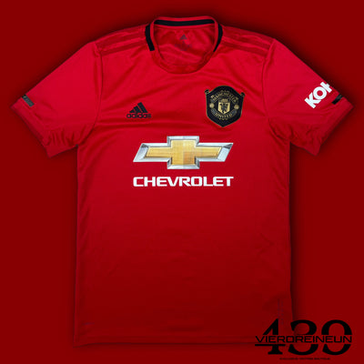 red Manchester United 2019-2020 home jersey {M}