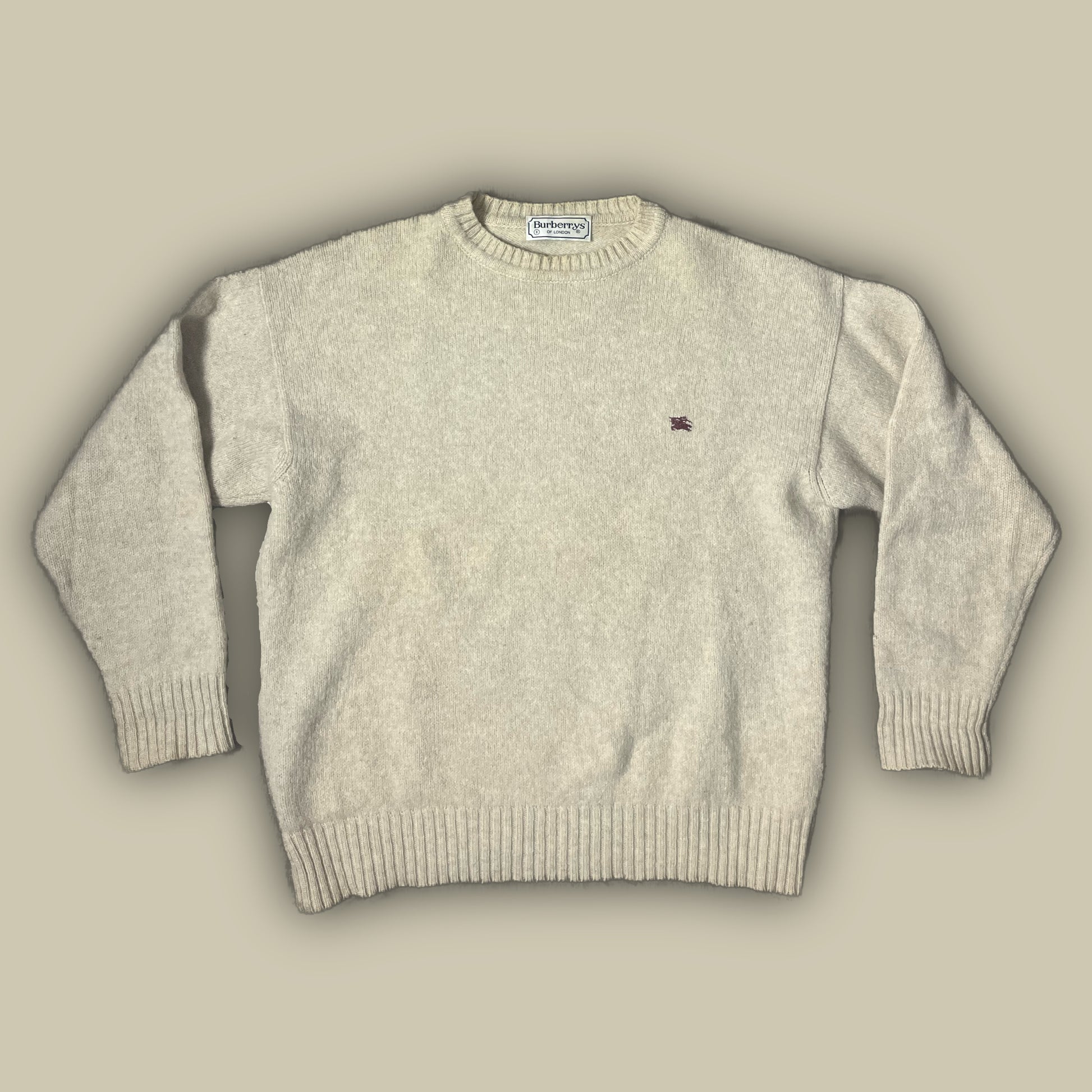 vintage Burberry knittedsweater {M}