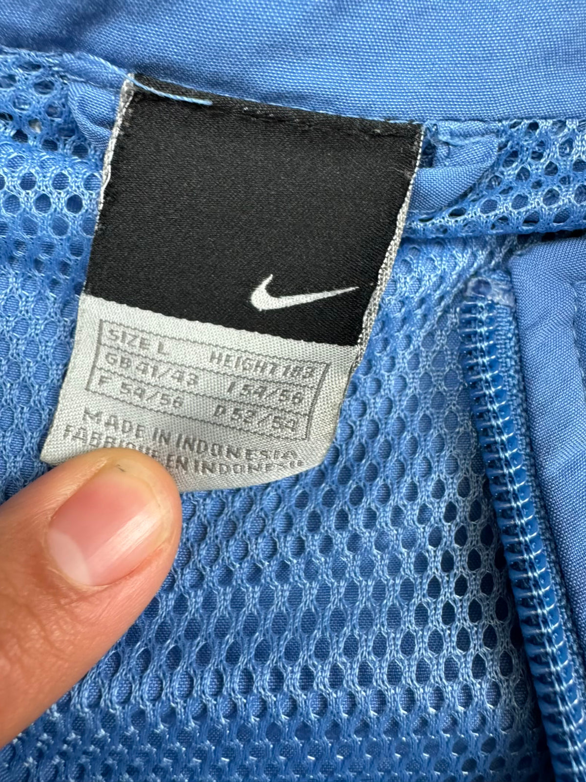 vintage babyblue Nike windbreaker {L}