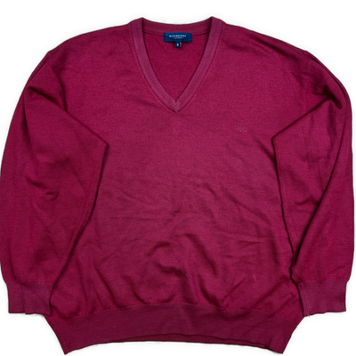 vintage Burberry knittedsweater {L}