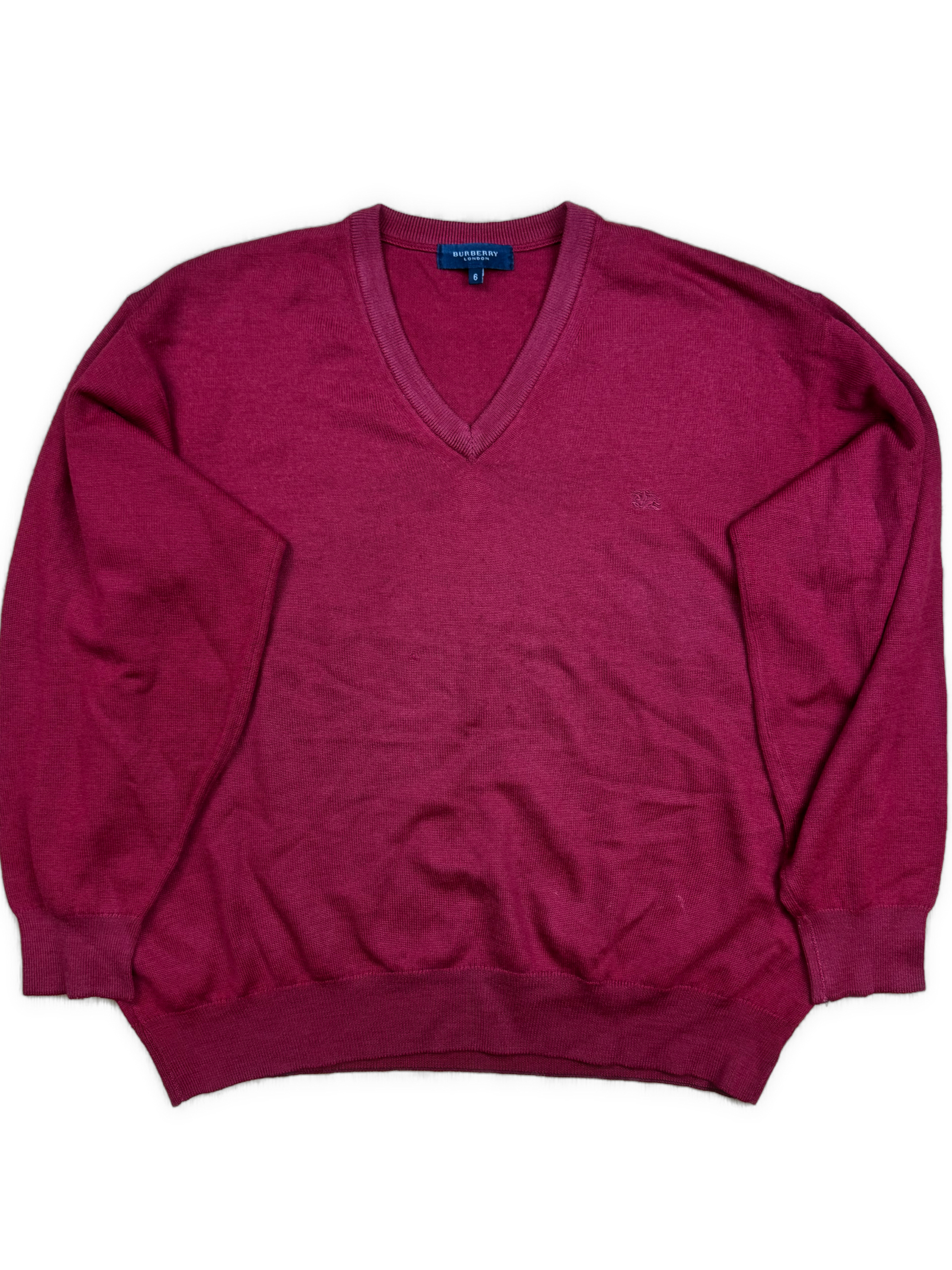 vintage Burberry knittedsweater {L}