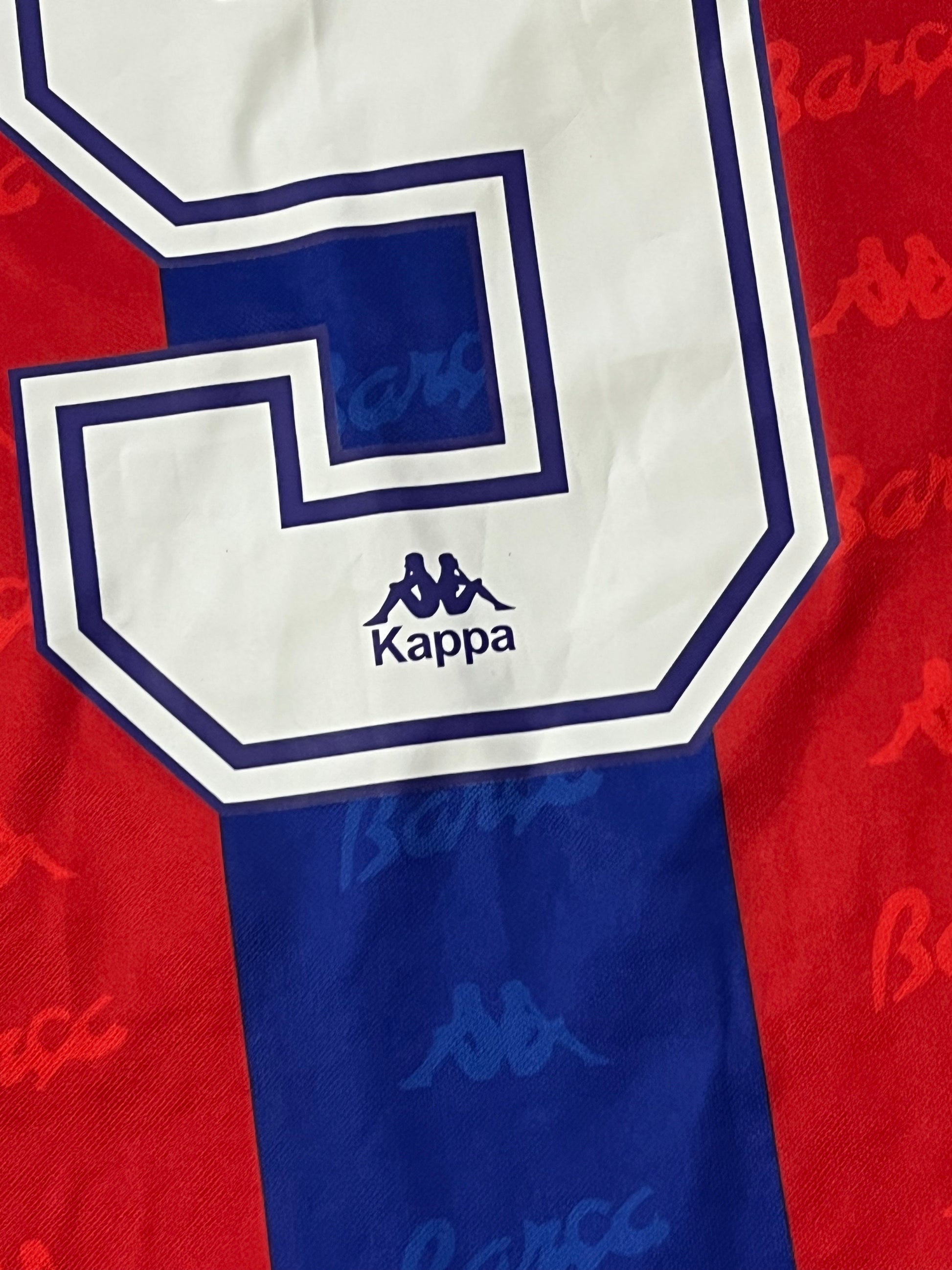 vintage Kappa Fc Barcelona RONALDO9 1995-1996 home jersey {M}