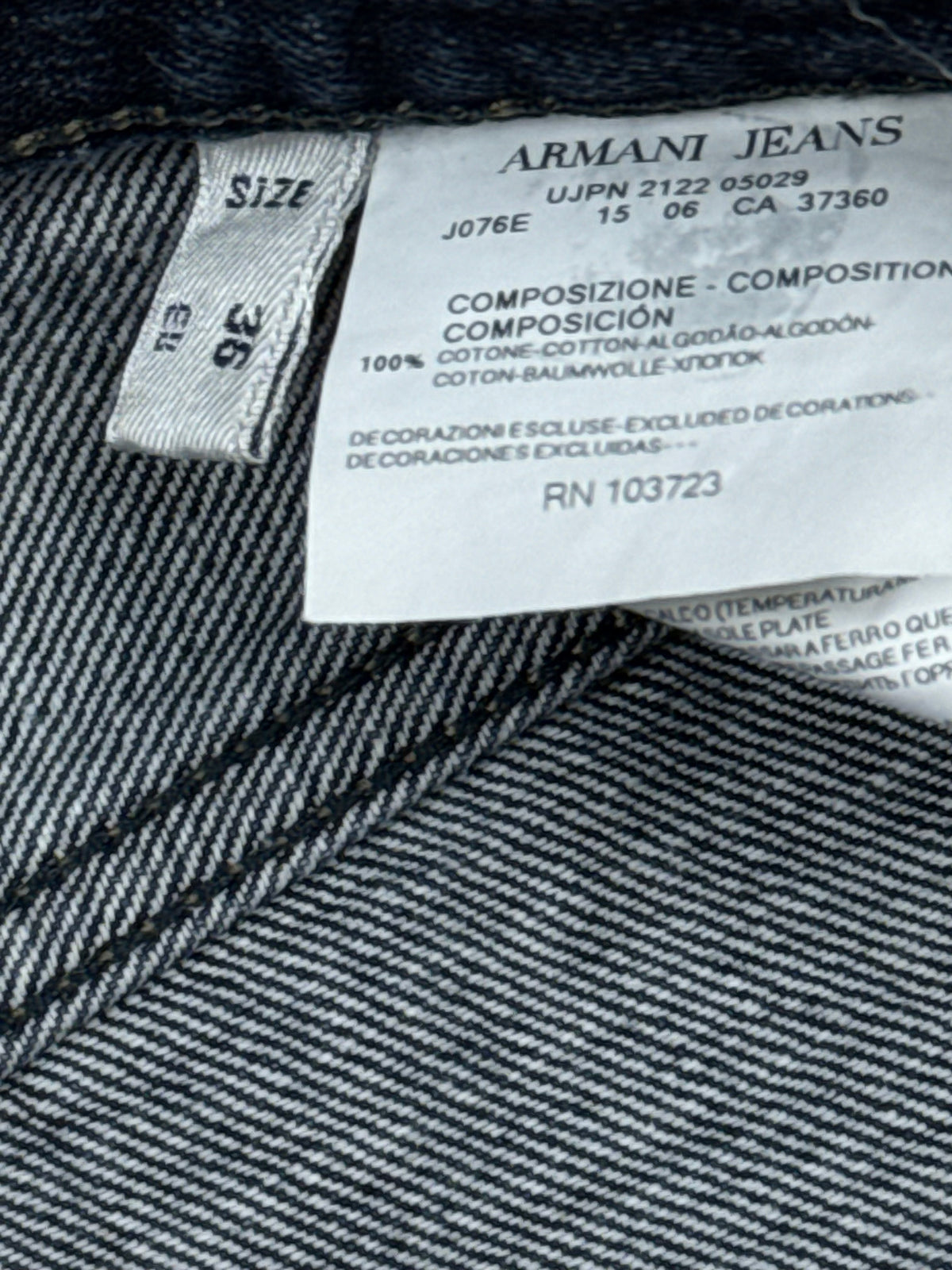 vintage Armani jeans