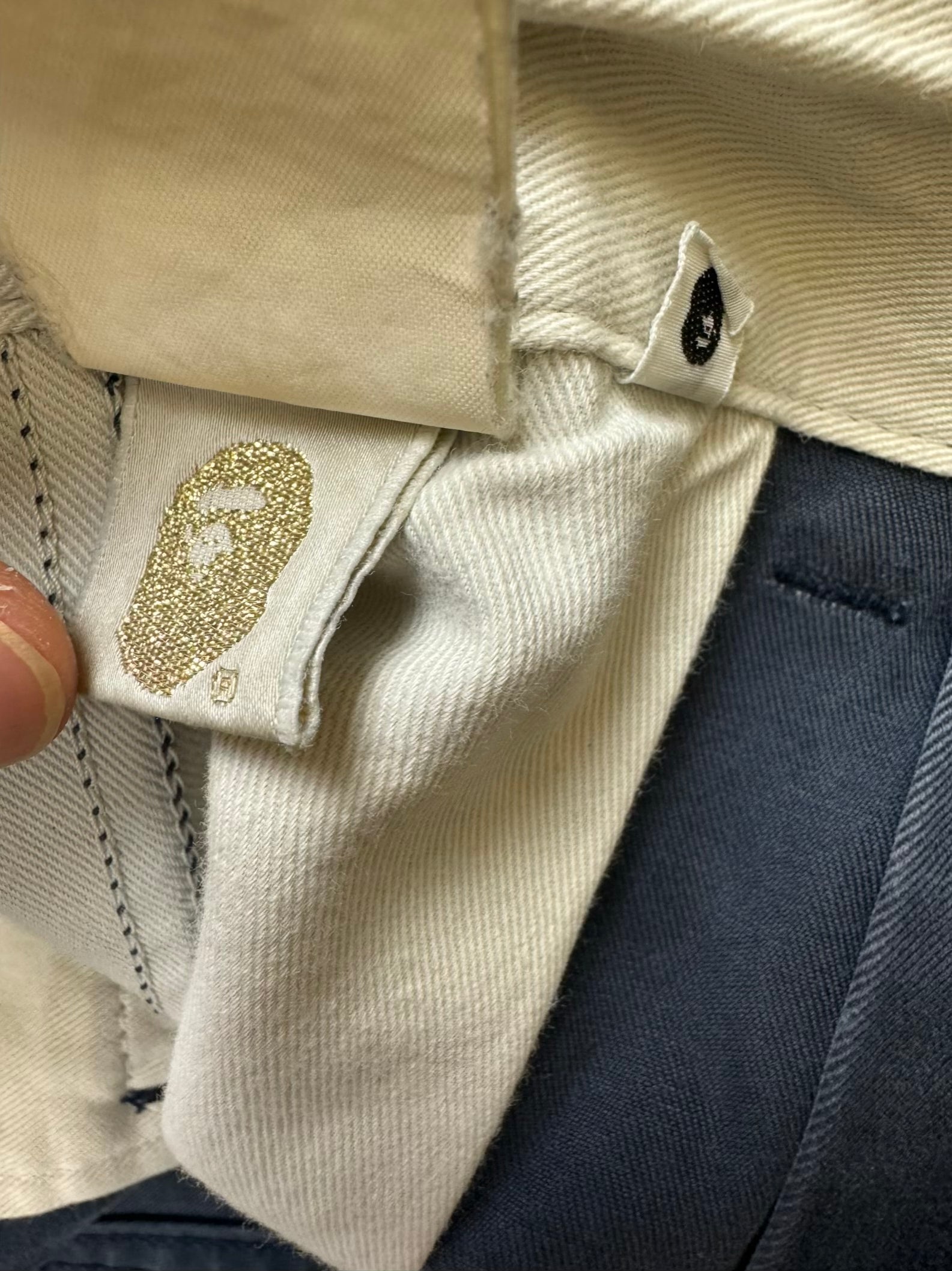 vintage BAPE a bathing ape jeans {M}
