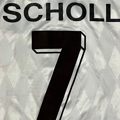 vintage Adidas Fc Bayern Munich SCHOLL 7 1997-1998 away jersey {S}