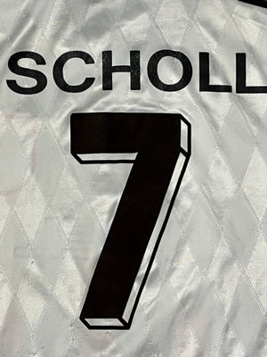 vintage Adidas Fc Bayern Munich SCHOLL 7 1997-1998 away jersey {S}