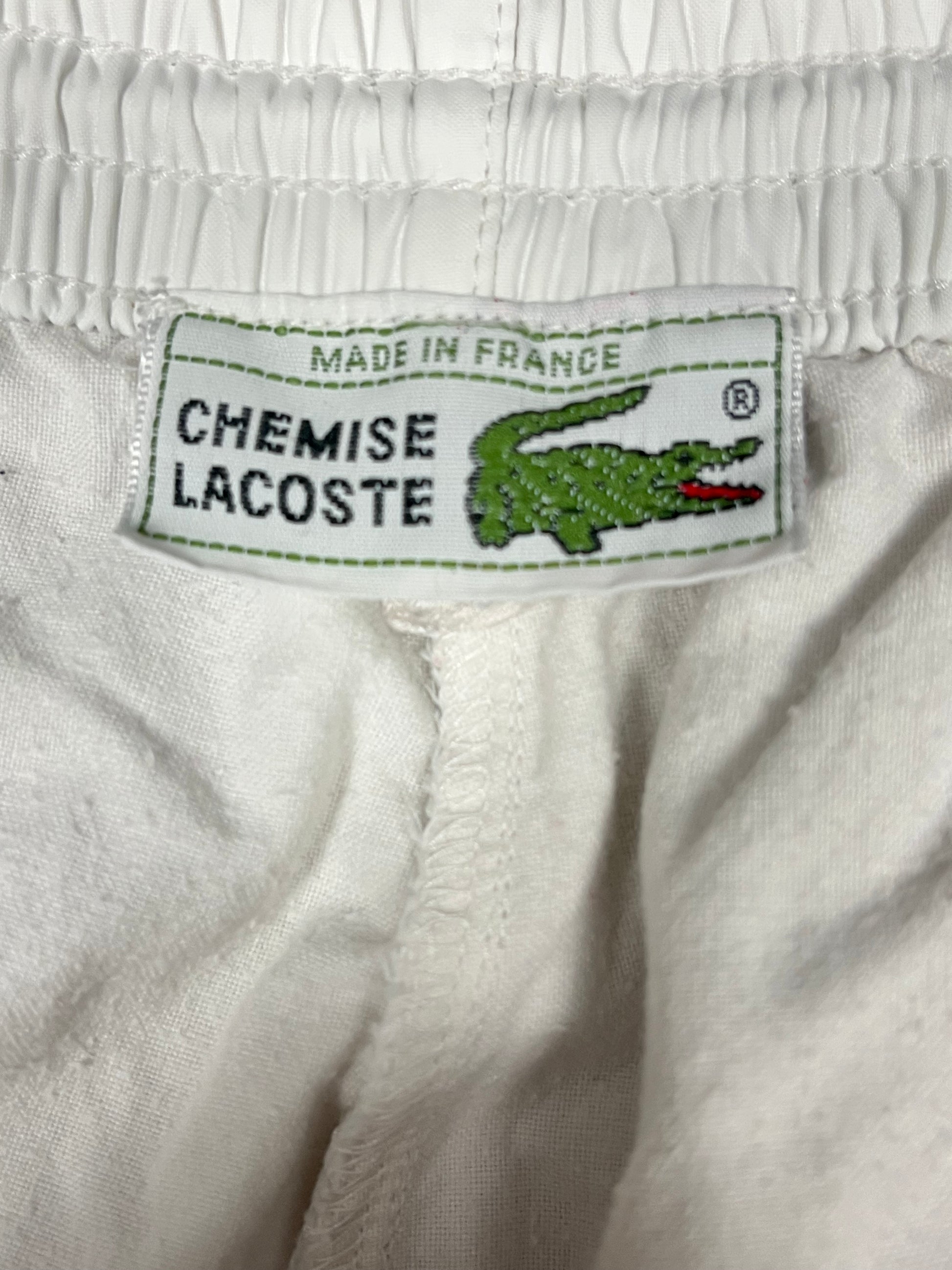 vintage white Lacoste trackpants {XL}