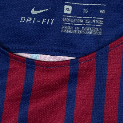 blue Nike Fc Barcelona home jersey {S}