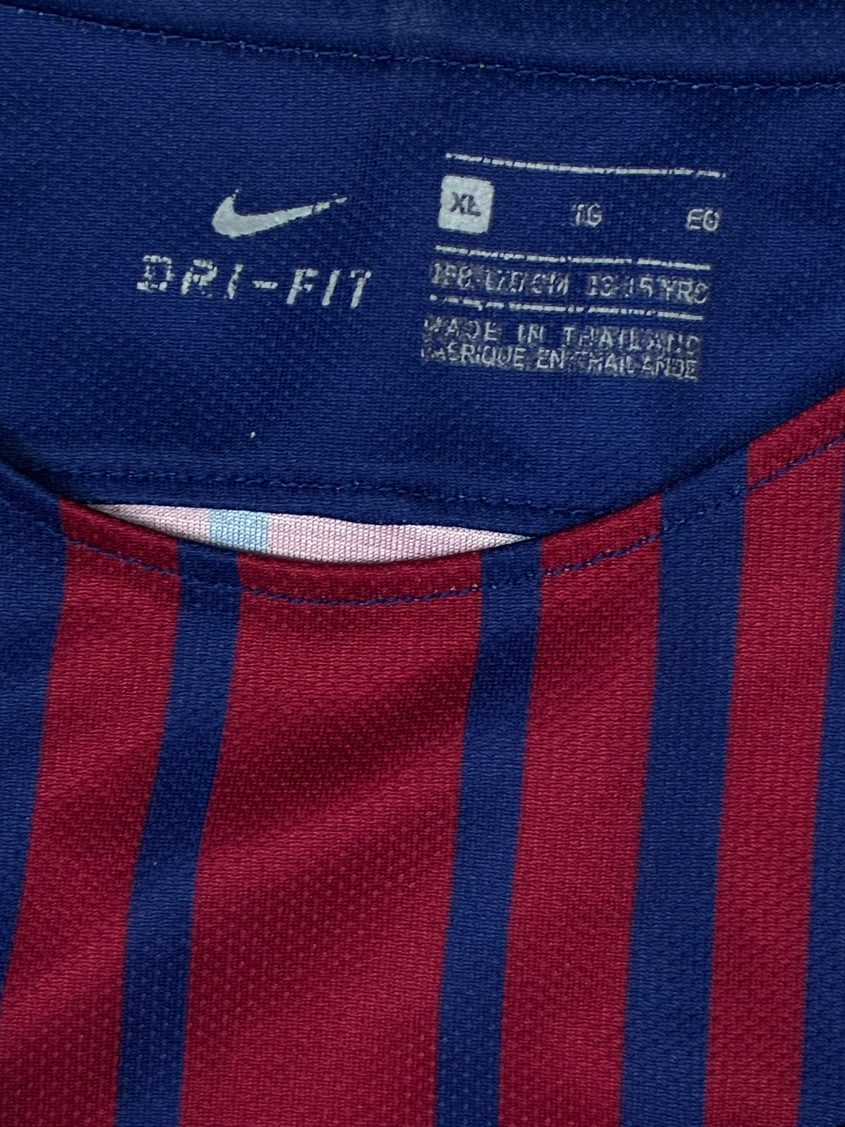 blue Nike Fc Barcelona home jersey {S}