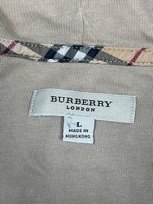 vintage Burberry sweatjacket {L}