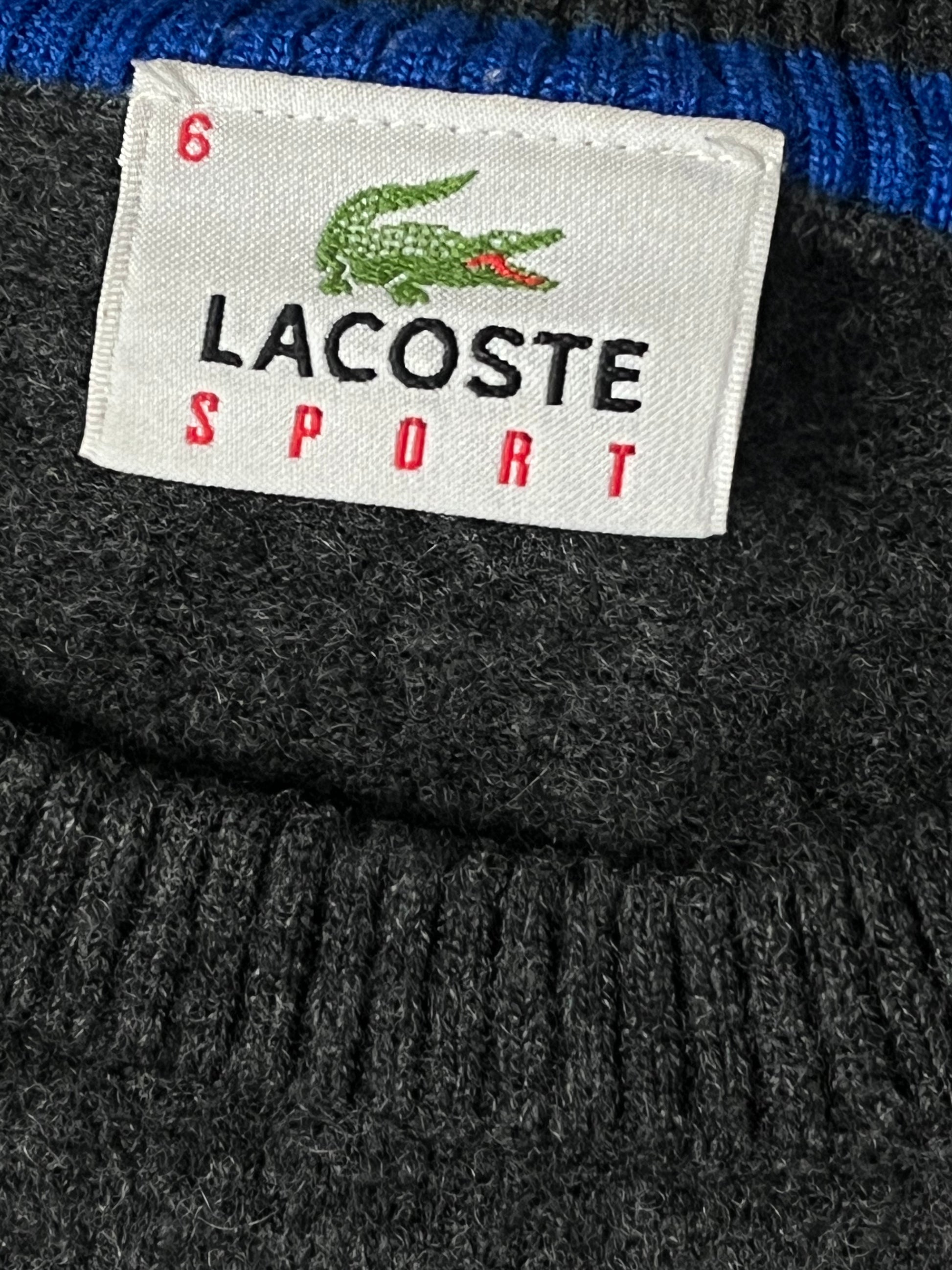 vintage Lacoste knittedsweater {S}