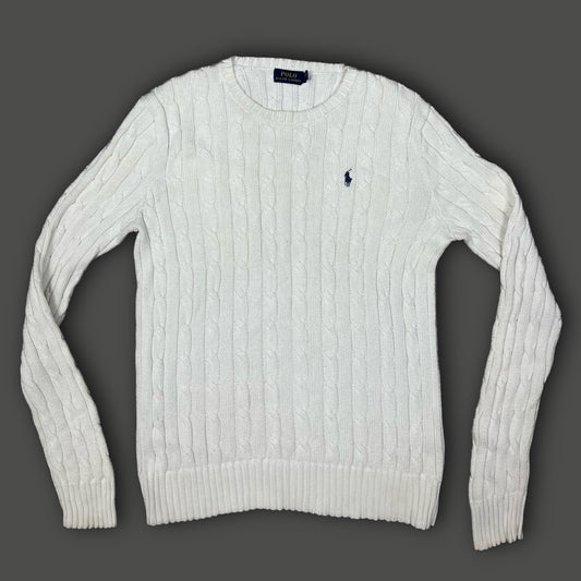 white Polo Ralph Lauren knittedsweater {M}