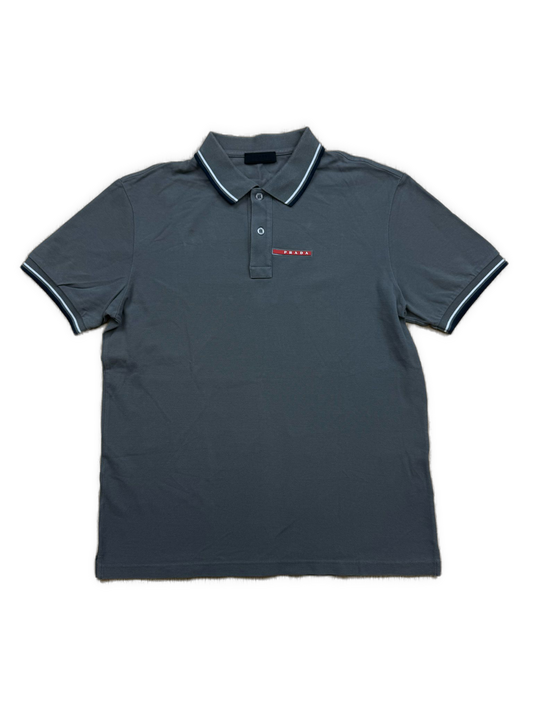 vintage grey Prada polo {L}