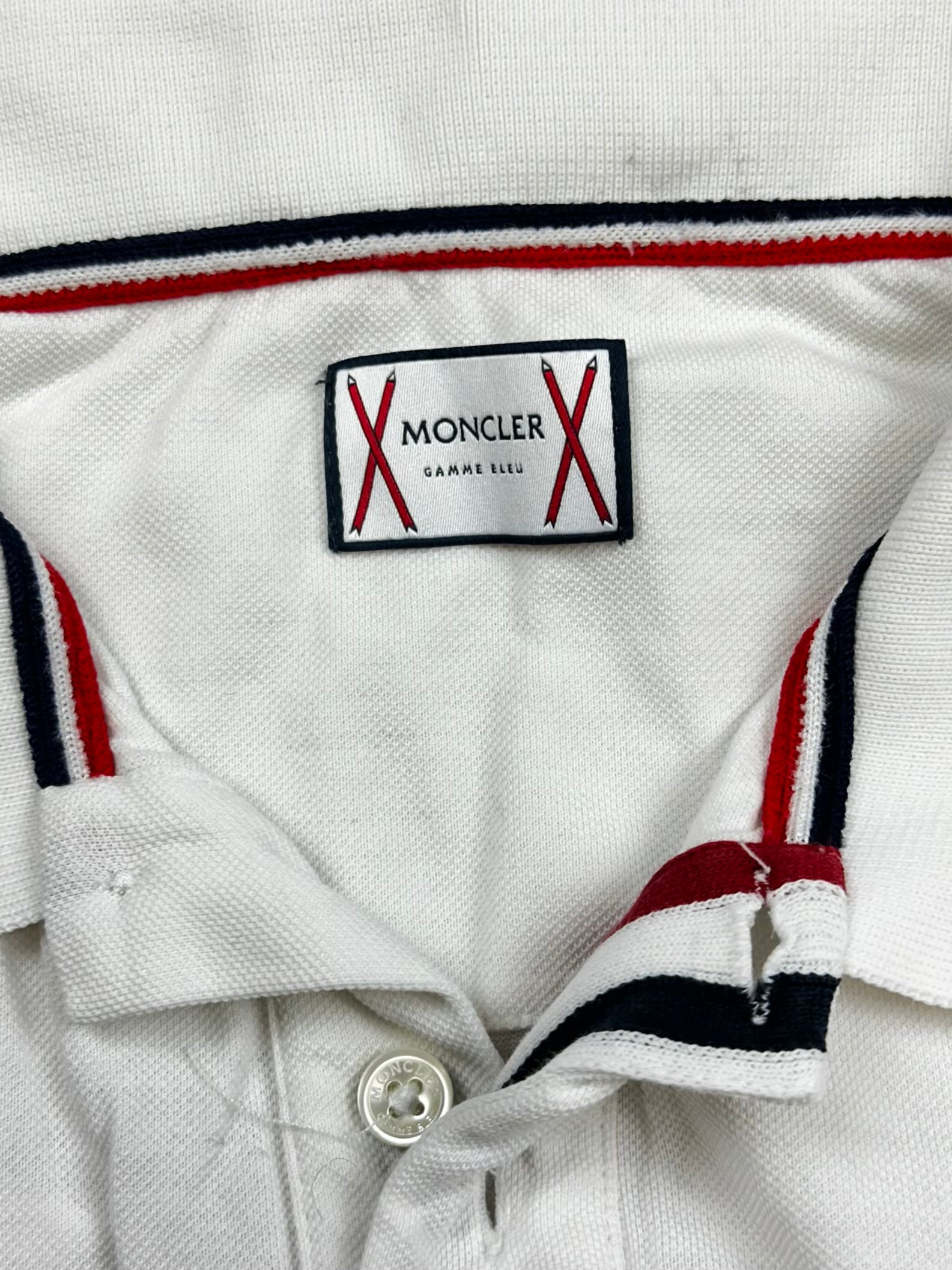 vintage Moncler polo long {S}
