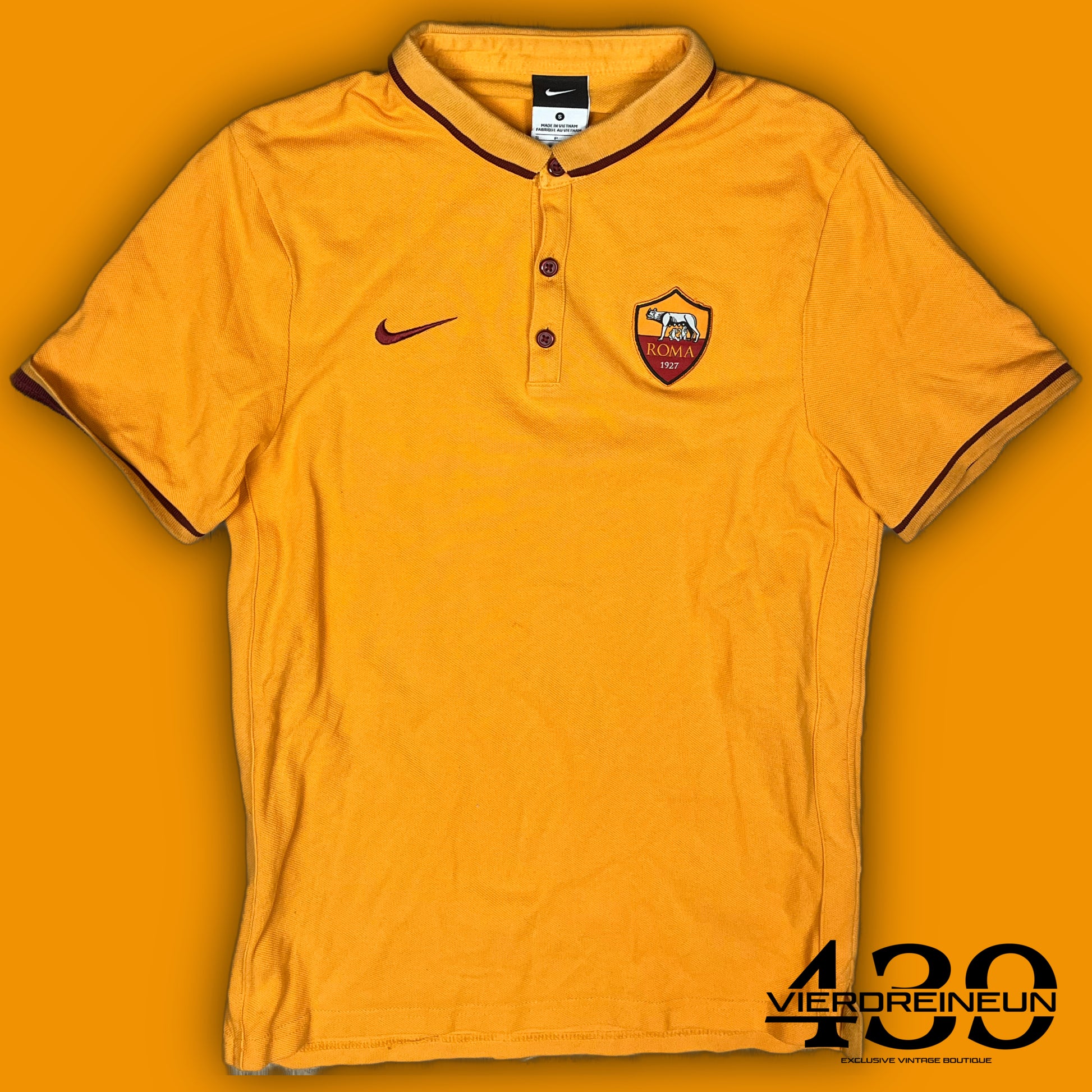 vintage Nike As Roma polo {S}