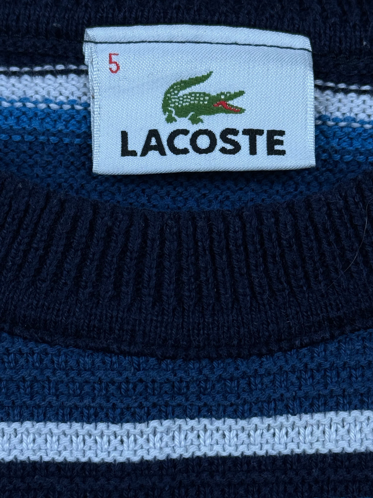 vintage Lacoste knittedsweater {M}