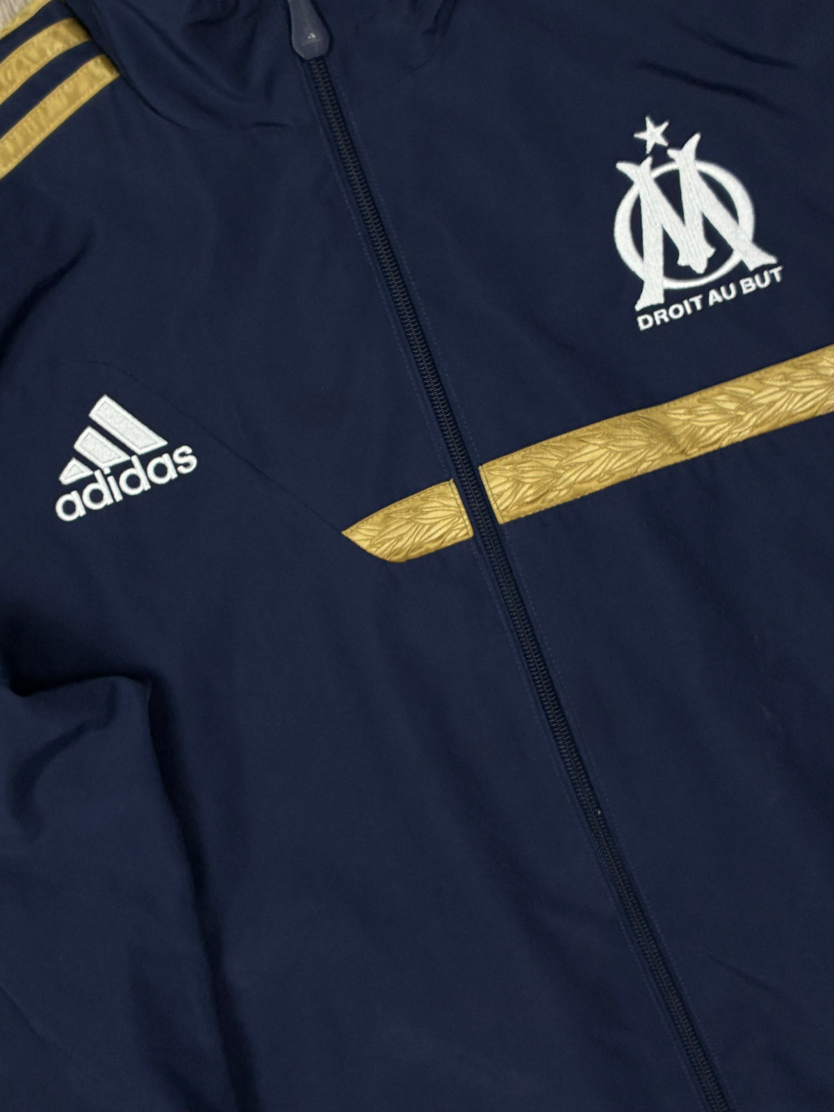 vintage Adidas Olympique Marseille windbreaker {M}