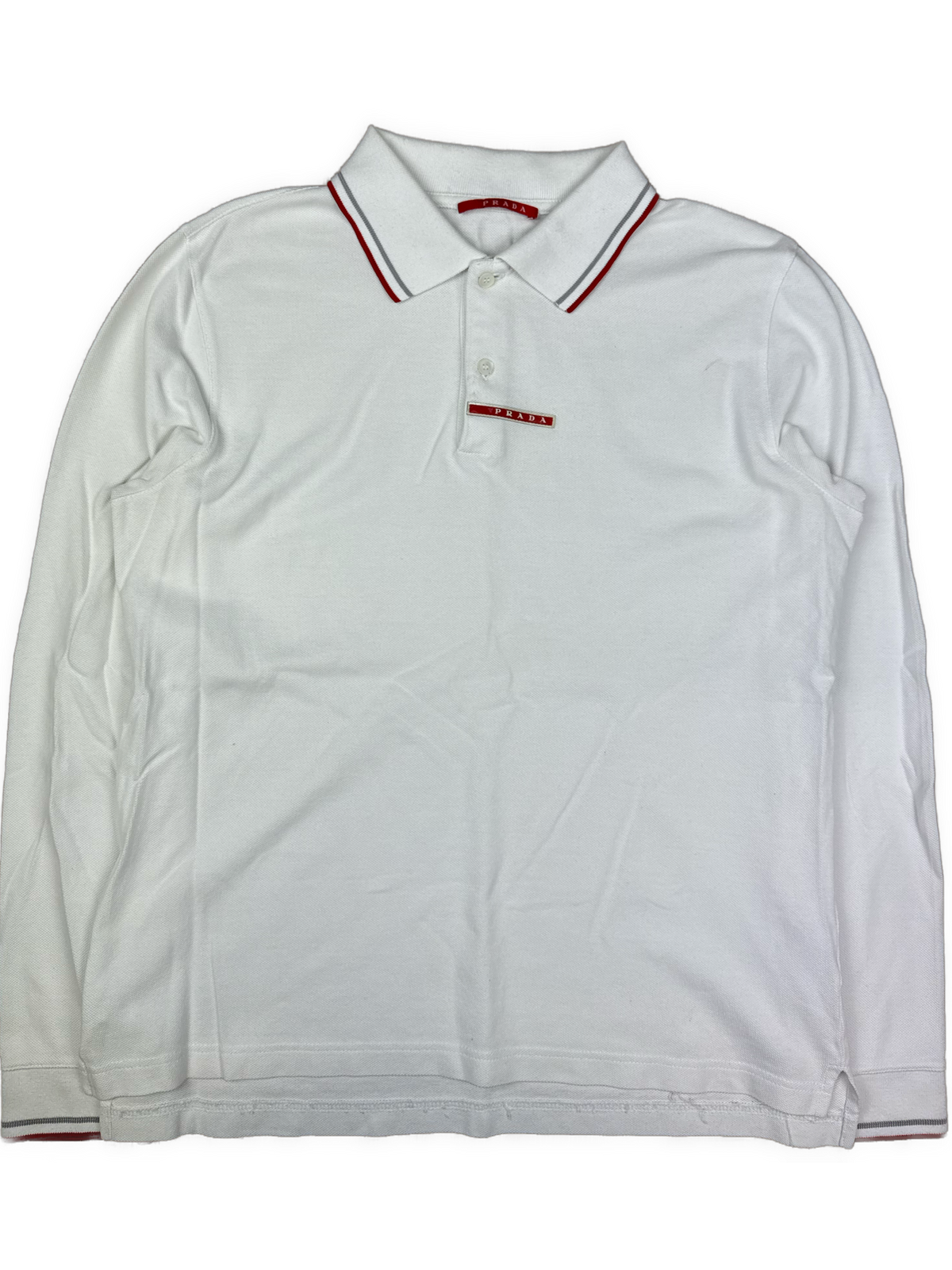 vintage white Prada polo long {L}